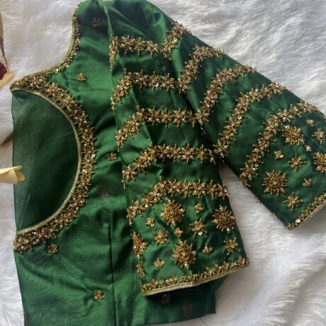 ZARDOSI AND CRYSTAL BEADS WORK